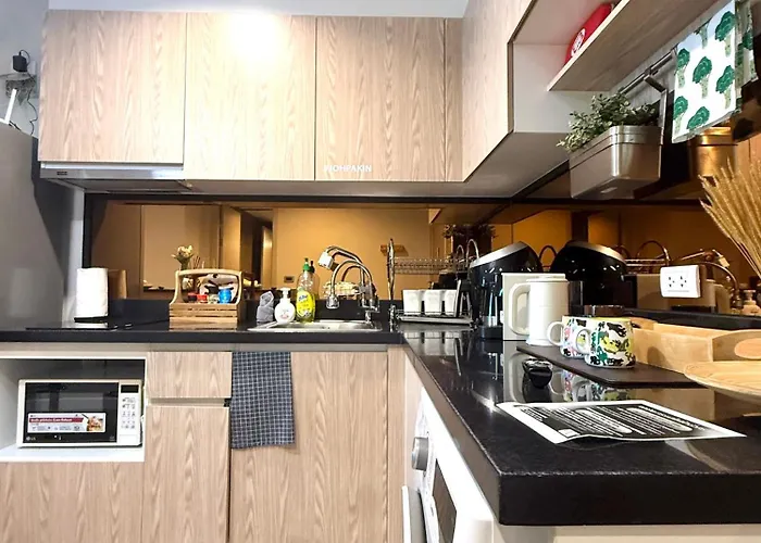 Ekkamai Sleeps3 Kitchen Fiber Wifi Poolgym W-dryer شقة بانكوك