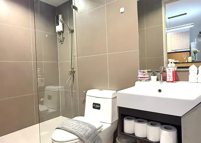 شقة Ekkamai Sleeps3 Kitchen Fiber Wifi Poolgym W-dryer