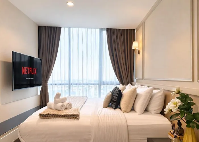 Apartment Ekkamai Sleeps3 Kitchen Fiber Wifi Poolgym W-dryer Bangkok
